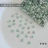 Rhinestones para decoración de uñas de circón ovalado 3*4, rhinestones K9 irregulares de fondo plano, modernos y deslumbrantes, al por mayor para accesorios de decoración de uñas DIY