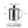 Copo de Água de Aço Inoxidável 304, Caneca, Copo de Bebida para Adultos Doméstico, Xícara de Chá, Copo de Hotel, Copo de Água para Jardim de Infância Atacado