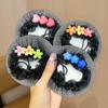 Malla para el Cabello de Niña Recogido de Baile Bolsillo Invisible para el Cabello de Niña Tocado de Flor Cabeza de Bola Accesorios Fijos para el Cabello Accesorios para el Cabello de Niñas