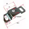 Transportador de Rodillos No Motorizado Soporte de Rodillo Piezas de Soporte Superior e Inferior Accesorios de Ferretería Pieza de Soporte Superior de Rodillo Acero Inoxidable