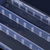 Caixa vazia de 24 grades caixa de armazenamento de plástico transparente elástico parafuso frisado ferramentas de hardware joias acessórios caixa de grade