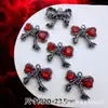 Accesorios de Estilo Oscuro Estilo Europeo y Americano Mariposa Negra Pistola Cruz de Rosa Colgante Pulsera de Cuentas DIY Collar