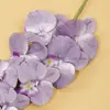 9 Elegantes Flores Artificiales Phalaenopsis, Flores Falsas, Decoración para el Hogar y Bodas, Adornos Florales al por Mayor, Decoraciones de Mesa para Exteriores
