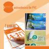 Fornecimento etiqueta pvc adesivo transparente pvc fabricação adesivo adesivo pvc impressão à prova d'água à prova de rasgos