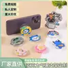 Suporte de pop-socket de acrílico DIY para celular com designs fofos de animais de estimação e bebês, suporte de apoio para crianças, adesivo traseiro retrátil, fixação magnética
