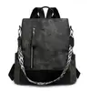 Mochila de Viagem Versátil Casual Feminina da Moda Estilo Coreano 2025 Mochila Multifuncional Simples Estilosa