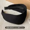 Faixa de Cabeça de Tricô Canelada para Cobrir Costuras do Cabelo, Aumentar a Altura da Cabeça, Faixa de Cabelo Antiderrapante, Acessório de Cabelo, Elástico de Cabelo, Franja