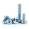 Parafusos Autoatarraxantes Galvanizados com Cabeça Panela Formato Estrela Cauda Plana Gb2670.1 Parafusos com Cabeça Redonda Formato Estrela M3~M4.8 Aço Carbono