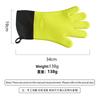 Guantes de aislamiento térmico de silicona, guantes anti-escaldaduras para horno extendido, guantes antideslizantes de silicona engrosados para hornear, disponibles al por mayor.