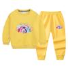 Traje deportivo de otoño para niños y niñas, primavera y otoño 2022, nuevo conjunto de dos piezas informal con pantalones y suéter para bebés
