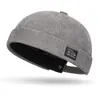 Gorra de propietario de moda estilo coreano personalidad yuppie gorra hip-hop para hombres y mujeres japonesa color sólido gorra de melón de terciopelo productos nuevos transfronterizos