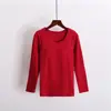Camiseta de Manga Longa 100% Algodão Outono e Inverno com Bojo Integrado BRA-T Cup Roupa Íntima Esportiva para Yoga Base para Sutiã Pijama