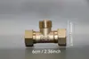 Unión de Cobre Engrosada para Tuberías de Agua, Unión para Calentador de Agua, Unión con Rosca Macho y Hembra, Unión de Tres Vías, Codo Flexible