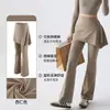 Top de Yoga Falso de Dos Piezas para Mujer, Otoño, con Almohadillas en el Pecho, Camiseta Deportiva, Empalme de Malla, Manga Larga, Conjunto para Fitness y Running