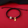 Pulsera Marca Hetian Yufu Cuerda Roja para Niña Cuentas de Transferencia Cuerda Tejida ins Diseño Nicho Novia Pareja