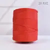 Leve 3mm de Espessura Fio Oco Fio de Seda Gelada Bolsa de Crochê Tricotada à Mão Almofada Chapéu de Sol de Verão Fio