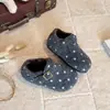 Zapatos Birkenstock para Niñas 2026 Otoño Nuevo Estilo Forrados de Borrego Zapatos Casuales de Lunares para Niños Zapatos Bajos Retro de Cuero Pequeños para Niñas Pequeñas