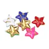 Estilo Europeo y Americano Colgante de Estrella de Cinco Puntas con Goteo de Aceite Acero Inoxidable Encanto de Estrella Ins Versátil Collar Pendiente Accesorios de Joyería Venta al por Mayor