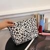 Bolsa Cosmética con Estampado de Leopardo para Mujer, Portátil, de Alta Gama, para Almacenamiento de Cosméticos, Bolsa Forro, Gran Capacidad, Bolso de Mano