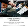 Rayhong Kit para Cuidado de Grietas en Parabrisas a Prueba de Viento Visión Clara Viaje Coche Remodelación Kit