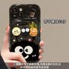 Muñeco de Café de Bola de Carbón para Funda de Teléfono Móvil Apple 15PRO Huawei OPPO Flip Mirror VIVO Xiaomi 14/13