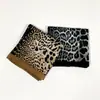 Bufanda de Seda con Estampado de Leopardo, Moda Europea y Americana Transfronteriza, Pañuelo Decorativo de Alta Gama, Pañuelo Cuadrado, Pañuelo para el Cuello, Accesorio de Ropa, Venta al por Mayor
