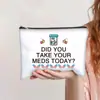 Bolsa de Cosméticos Impresa de Amazon para Mujer, Gran Capacidad, Regalo para Maestras, Bolsa de Almacenamiento de Artículos de Tocador Diarios, Bolsa de Cosméticos Ligera
