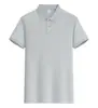 Camisas Polo Personalizadas, Camisetas de Tamanho Grande, Roupas de Trabalho, Camisas Culturais, Impressão de Logo Bordado, Roupas de Trabalho de Manga Curta Feitas Sob Medida Transfronteiriças com Golas Reversas