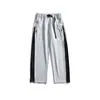Calça Rush à Prova de Três Elementos Funcional para Exterior com Zíper Lateral Vento Reta High Street Americana Repelente à Água Shell Macio Masculino Calça para Escalada