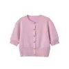Cardigan Corto de Punto Casual Elegante de Moda Nuevo Estilo Europeo y Americano Transfronterizo para Mujer al por Mayor 1822104