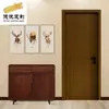 Puertas Interiores de Madera Maciza, Puertas de Dormitorio Sin Pintar, Puertas Aislantes de Sonido para Habitaciones, Venta Directa de Fábrica a Partir de Fotos