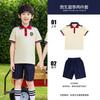 Ok Uniformes Escolares Estilo Academia de Dragões para Alunos do Ensino Fundamental e Médio, Conjuntos de Verão de Algodão de Manga Curta, Uniformes de Classe para Meninos e Meninas do Jardim de Infância, Personalizados