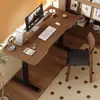 Escritorio Eléctrico Inteligente de Elevación Madera Maciza Oficina en Casa Escritorio para Computadora Estación de Trabajo de Pie Escritorio de Estudio para Estudiantes