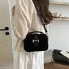 Diseño de Textura Simple Personalidad Retro Moda 2026 Bolso Cuadrado Pequeño Casual para Mujer Elegante de un Solo Hombro Cruzado de Mano