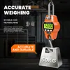 Balanza Electrónica Colgante de Alta Precisión 300 kg Balanza Electrónica de Gancho Portátil Mini Báscula de Mano