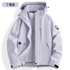 Chaquetas para Exteriores para Hombres y Mujeres, Chaquetas Impermeables y Cortavientos para Montañismo, Chaquetas Tres en Uno con Capucha y Forro de Terciopelo Desmontable al por Mayor