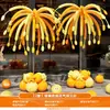 Fuegos artificiales y exhibiciones de globos por el Festival de Medio Otoño y el Día Nacional, decoraciones de escaparates y arreglos de ambiente acogedor para centros comerciales