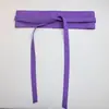 Una colección de varios artículos de algodón y lino con elementos Hanfu, cinturones vintage, accesorios de cintura de estilo artístico, cinturones anchos de color liso