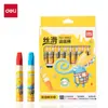 Crayones de Óleo Deli 6961 Materiales de Arte, Colores Vibrantes, No Pegajosos, Papelería para Pintura Infantil