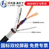 Cable de Par Trenzado Apantallado Estándar Nacional Rvvsp Rvsp2/4/6/8/16 Hilos 0.20.3 mm Cuadrados Cable de Señal de Comunicación Rs485