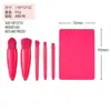 Viagem transfronteiriça conjunto de pincéis de maquiagem caixa com 5 espelhos pincel multifuncional para pó pincel para blush mini pincel de maquiagem com espelho pequeno