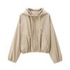 Chaqueta con capucha de moda casual transfronteriza europea y americana para mujer Primavera y Otoño 2025 Top para mujer K41283