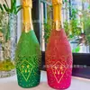 Garrafa de vinho espumante diamante adesivo de alta qualidade Champagne vinho de uva branca garrafa de vinho colando diamante vinho espumante garrafa doce com Diamante