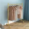 Arara de chão para roupas quarto varal simples prateleira de armazenamento para casa secagem suporte para tubo de aço galvanizado transmissão ao vivo