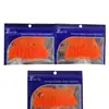 Venta al por mayor del fabricante 5-7 cm Señuelo de Pesca Explosivo con Sabor a Pescado Añadido, Gusano Biónico de Cola Rizada de Cola Única Cebo Blando, Cebo de Gusano Blando para Lubina y Perca