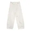 Pantalones casuales de pierna ancha versátiles de talle alto, mezcla de algodón Tencel minimalista NEIHE para mujer, colección de otoño 2026, 260211