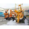 Plataforma Elevadora de Brazo Curvo para Trabajos en Altura, Elevador Autopropulsado para Construcción, Plataforma Elevadora Diésel Montada en Remolque