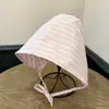 Chapéu de Sol de Aba Larga Casual de Verão, Chapéu de Pescador Listrado Simples e Fresco com Tira para Cobrir o Rosto, Adequado para Passeios e Proteção Solar para Adultos