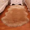 Alfombra europea de imitación lana transfronteriza para sala de estar, sofá de felpa, alfombrilla para mirador, alfombra de mesita de noche, mesa de café, decoración larga de felpa para ventana