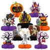 Decorações de Abóbora Adequadas para Mesas de Halloween, Decorações de Mesa com Tema de Bruxa, Decorações em Formato de Abóbora